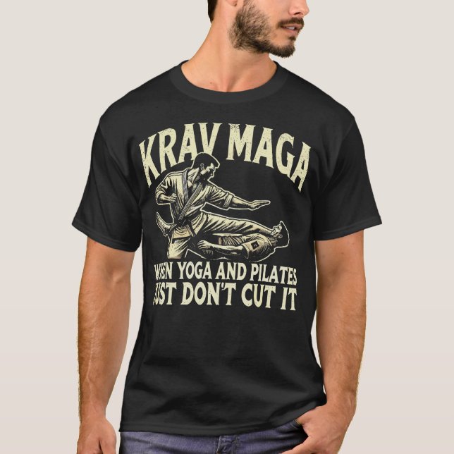 S2 Krav Maga (95) T Shirt (Framsida)