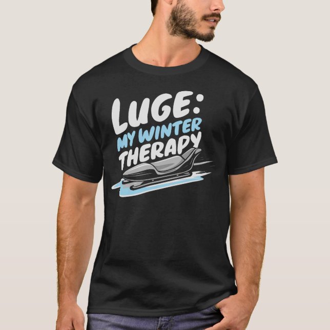 S2 Luge Luger (29) T Shirt (Framsida)