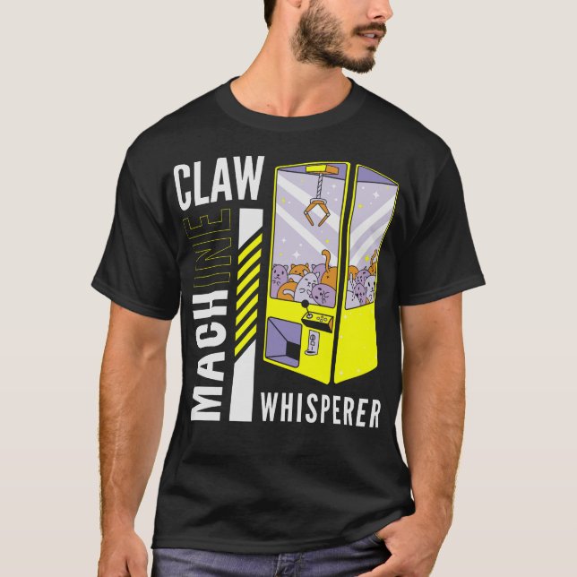 S2 Maskin Crane Arcade Plush Grabber i Klo (128) T Shirt (Framsida)