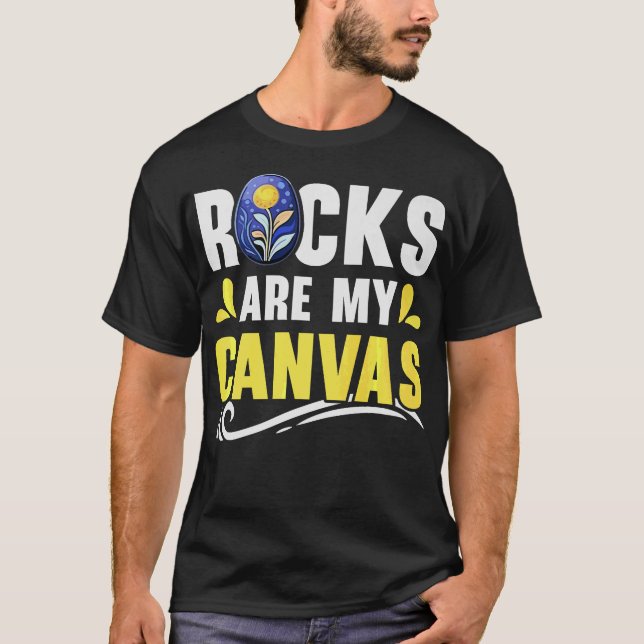 S2 Rock Painting Paint Rocks (98) T Shirt (Framsida)