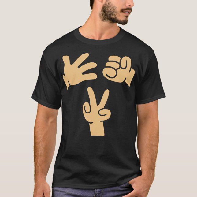 S2 Rock Paper Scissors (103) T Shirt (Framsida)