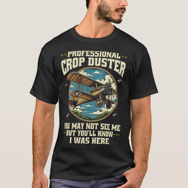 S2 Skörd Dusting Skörd Duster Cropdusting (37) T Shirt (Framsida)