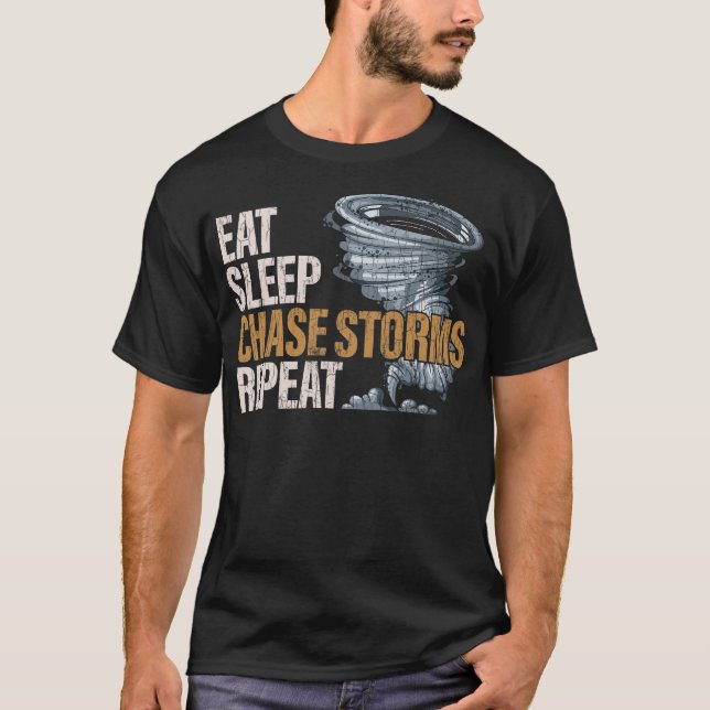 S2 Stormjakt Storm Chasing Stormjakt (211) T Shirt (Framsida)