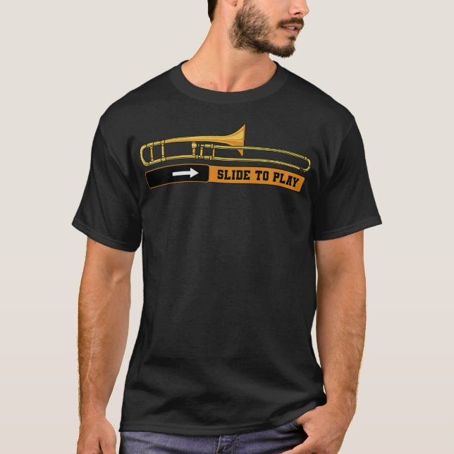 S2 Trombon Trombonist (74) T Shirt (Framsida)