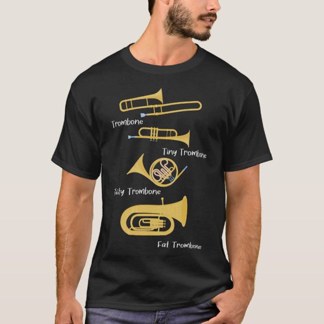 S2 Trombon Trombonist (83) T Shirt (Framsida)
