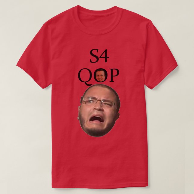 s4 Qop WutFace T Shirt (Design framsida)