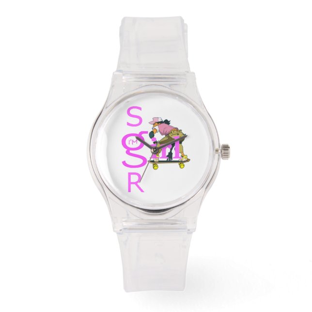 S8R Girl Watch Watch Armbandsur (Framsida)