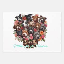 S/3 Pit Bull Gift Wrapping Lakan