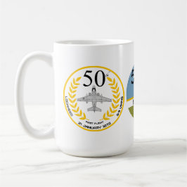 S-3 VIKING FÖRSTA FLYGNINGEN 50:E KAFFEMUGG