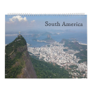 S.A. FotokalenderBrasilien Argentina färg Kalender