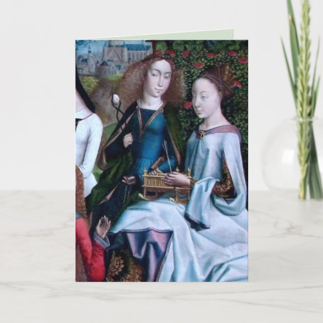 S. Agatha och Christina (detaljer; M 070)-kort Kort (Framsida)