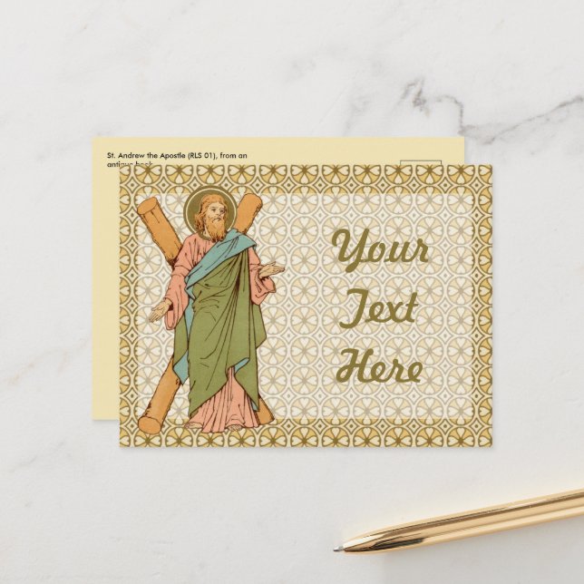 S: Andreas Aposteln (RLS 01) Vykort 1 (Fram/Back In Situ)