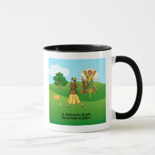 S. Andrew & Jude med 2 kvinnliga golfer Mugg