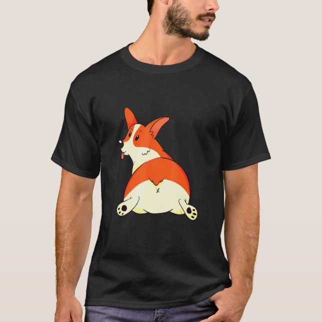 S Animal Owners Corgi T Shirt (Framsida)