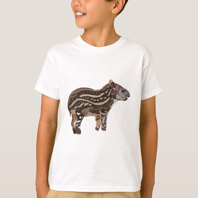 S är avsett för Sydamerikanska Tapir T Shirt (Framsida)