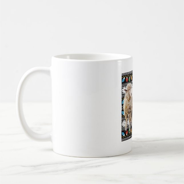 S är för fårjul kaffemugg (Vänster)