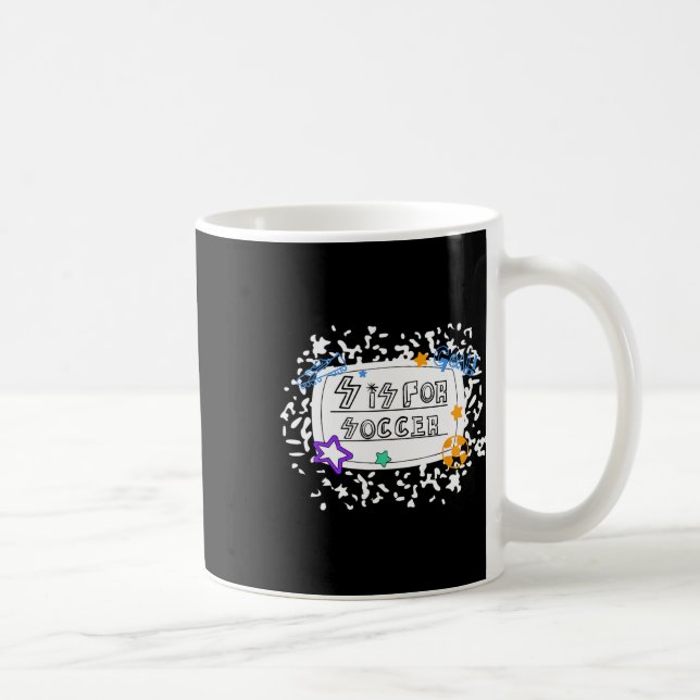 S Är För Fotboll Kompositionsbok Speldag Torsk Kaffemugg (Höger)