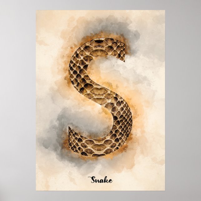 S är för orm poster (Framsidan)