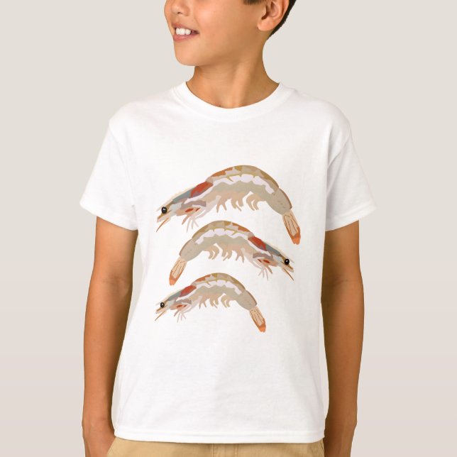 S är för räkor t shirt (Framsida)
