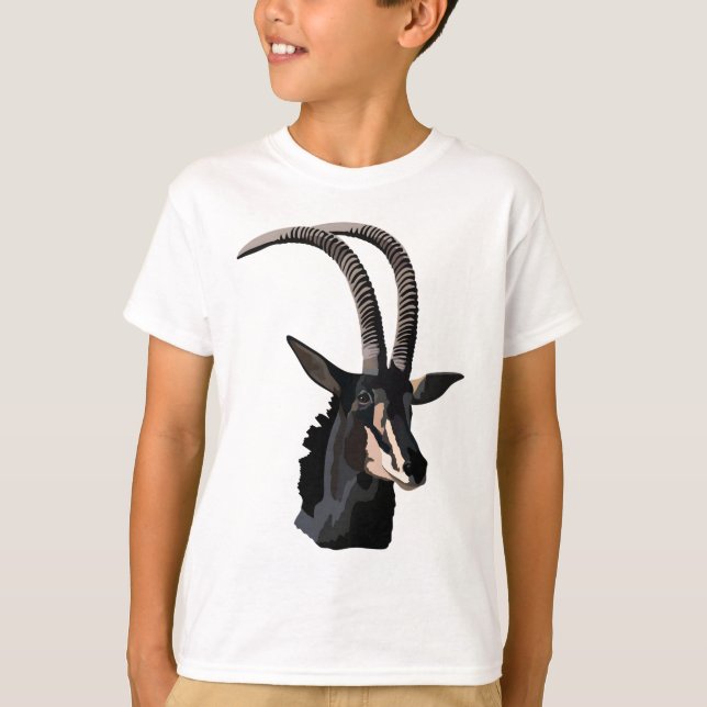 S är för Sable Antelope T Shirt (Framsida)