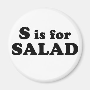 S är för SALLAD (magneten) Magnet