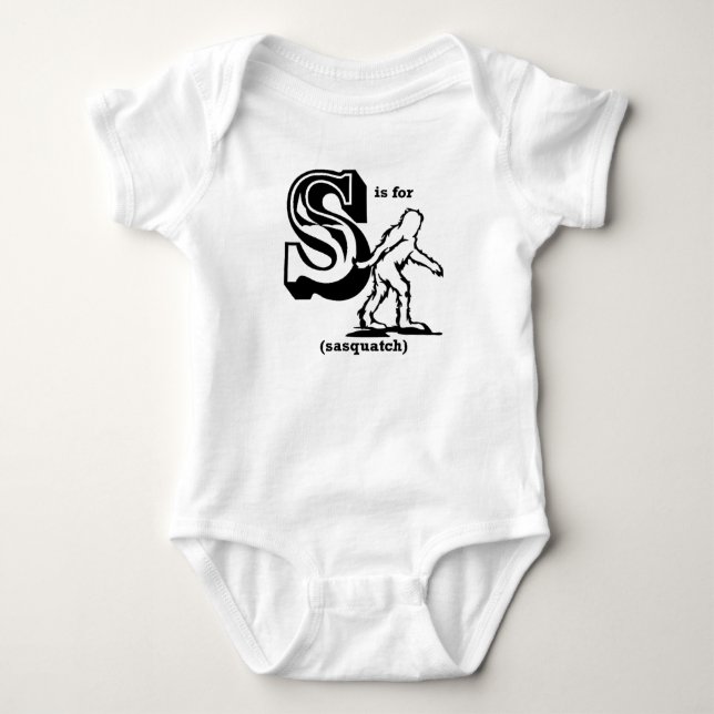 S är för Sasquatch T-shirt (Framsida)