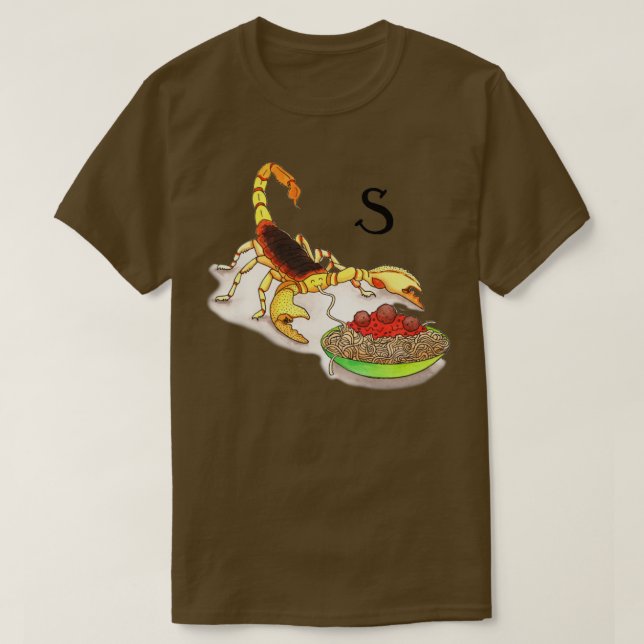 S är för Scorpion T Shirt (Design framsida)