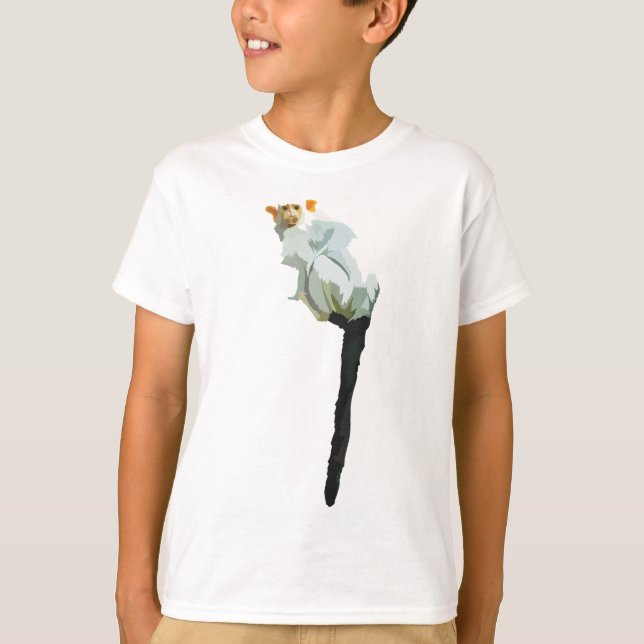 S är för Silvery Marmoset T Shirt (Framsida)