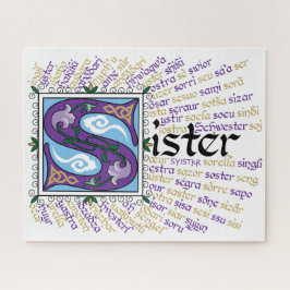 S är för Sister Puzzle Pussel