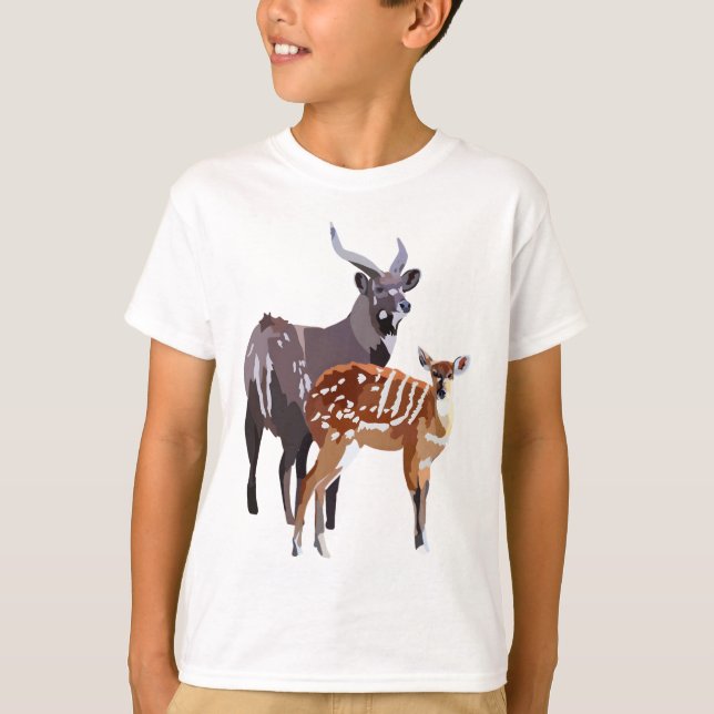 S är för Sitatunga T Shirt (Framsida)