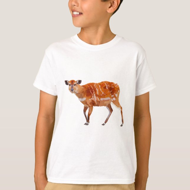 S är för Sitatunga T Shirt (Framsida)
