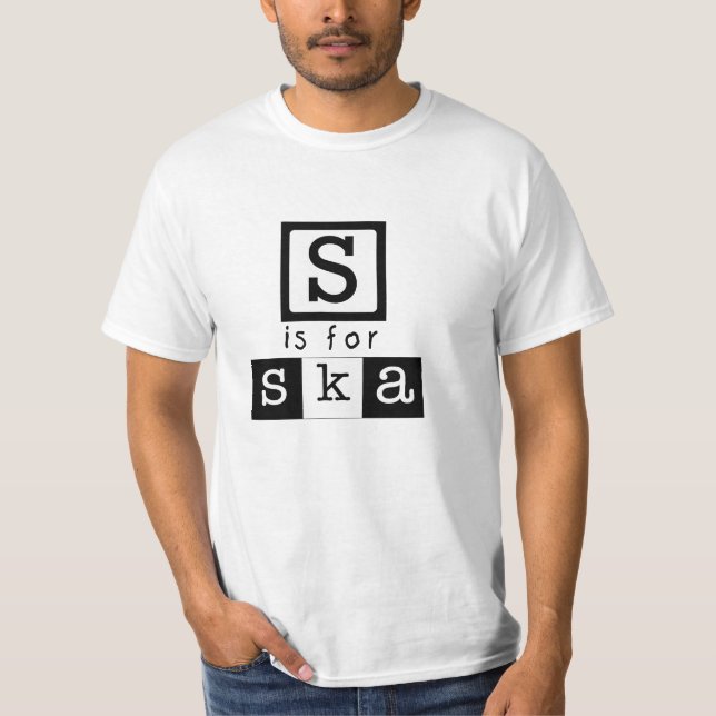 S är för Ska Tee Shirt (Framsida)