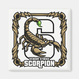 S är för Skorpion – GTA Style ABC Lärande Magnet