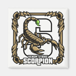 S är för Skorpion – GTA Style ABC Lärande Magnet