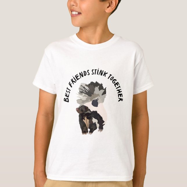 S är för Skunk T Shirt (Framsida)