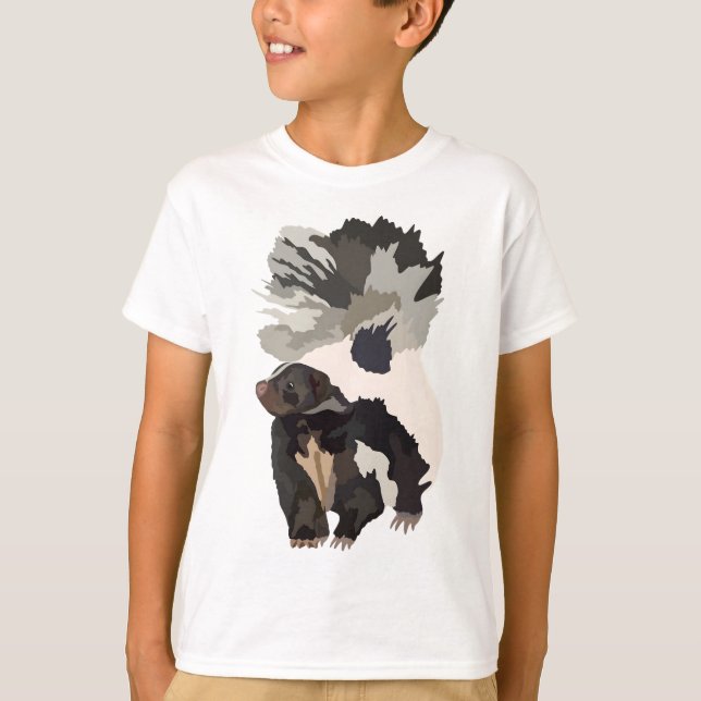 S är för Skunk T Shirt (Framsida)