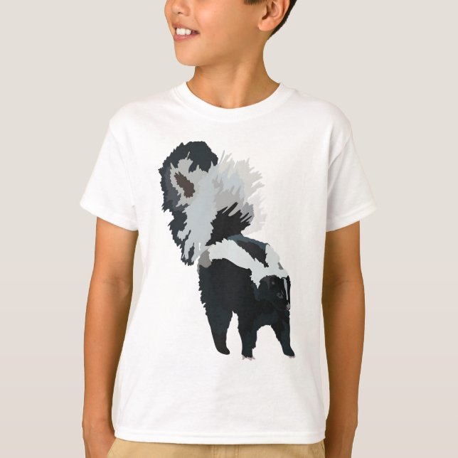 S är för Skunk T Shirt (Framsida)