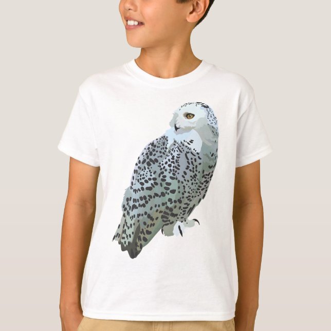 S är för Snowy Uggla T Shirt (Framsida)