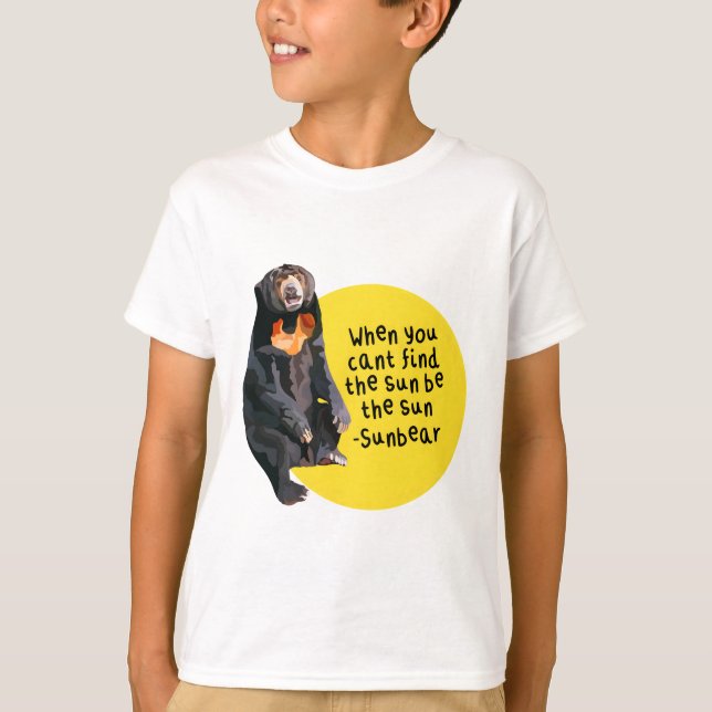 S är för Sol Bear T Shirt (Framsida)