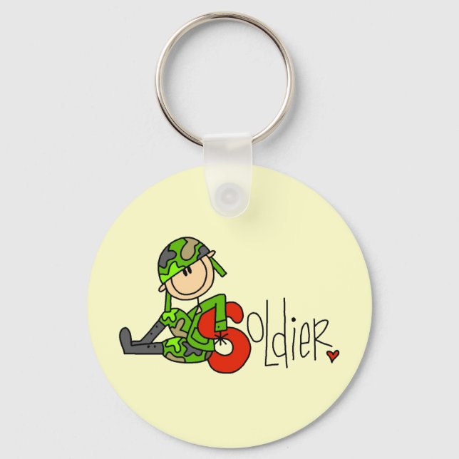S är för soldat nyckelring (Framsida)