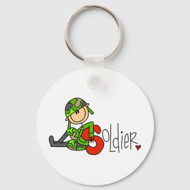 S är för soldat nyckelring (Framsida)