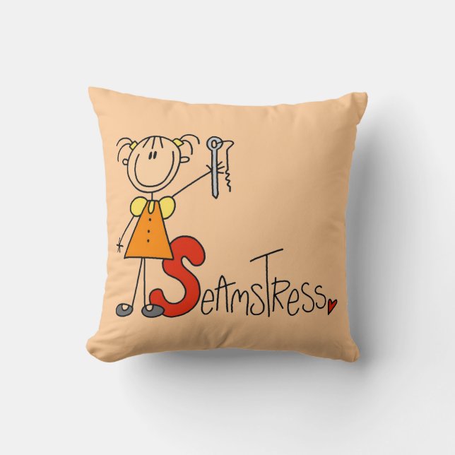 S är för sömmerska kudde (Framsida)