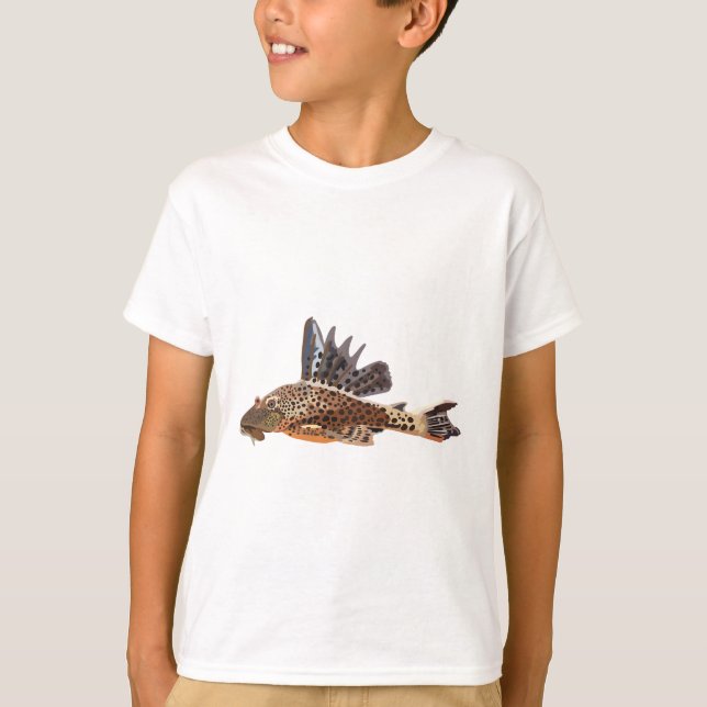 S är för Suckermouth Catfish T Shirt (Framsida)