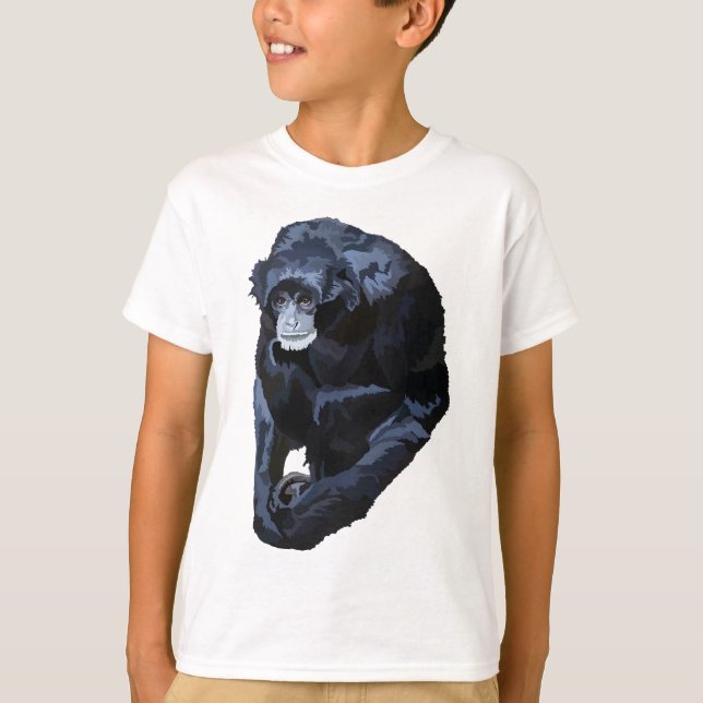 S är till för Siamang Gibbon T Shirt (Framsida)