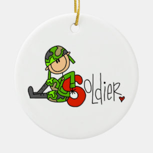 S är till Soldier Julgransprydnad Keramik