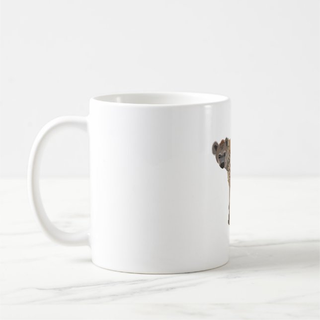 S är till Spoted Hyena Kaffemugg (Vänster)