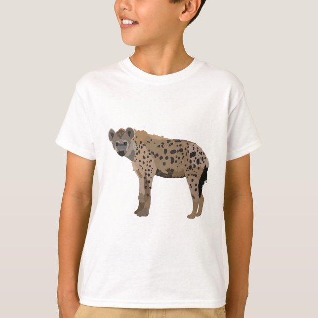 S är till Spoted Hyena T Shirt (Framsida)