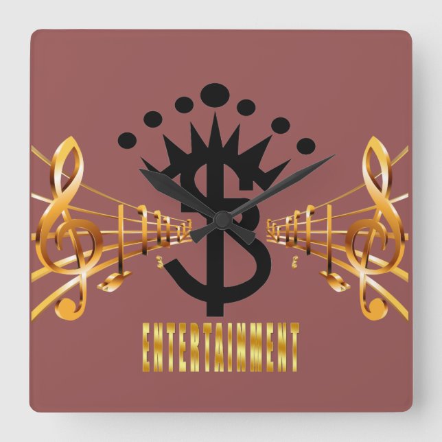 S.B. Ent.   Kvadrera väggen tar tid på Fyrkantig Klocka (Framsida)