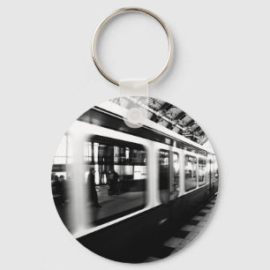 S-Bahn Berlin Schwarz Weiß Fotografie Nyckelring