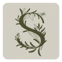 S Botaniskt monogram
